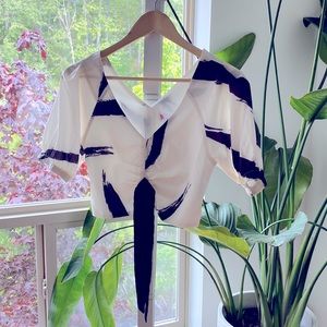 Unique Cropped Blouse